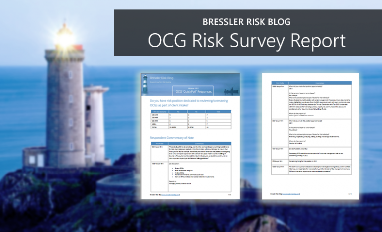 OCG Survey Report — Law Firm Risk Staffing for Outside Counsel ...